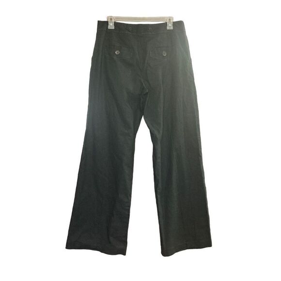 CHADWICKS Collection Women’s Wide Leg Linen Blend Dress Pants Size 10 Black - Picture 1 of 10